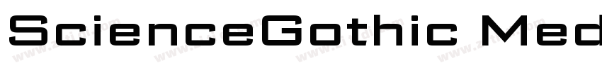 ScienceGothic Medium字体转换